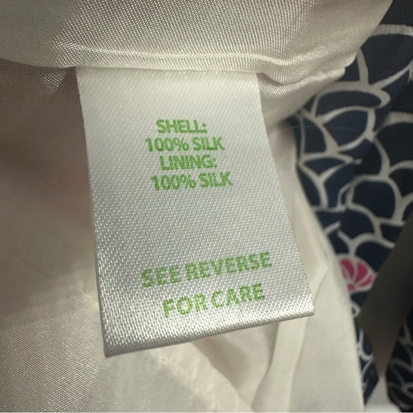 Lilly Pulitzer Dress Mini Silk Mermaid Beach Vacation Preppy Size 2 Extra Small - Picture 6 of 6